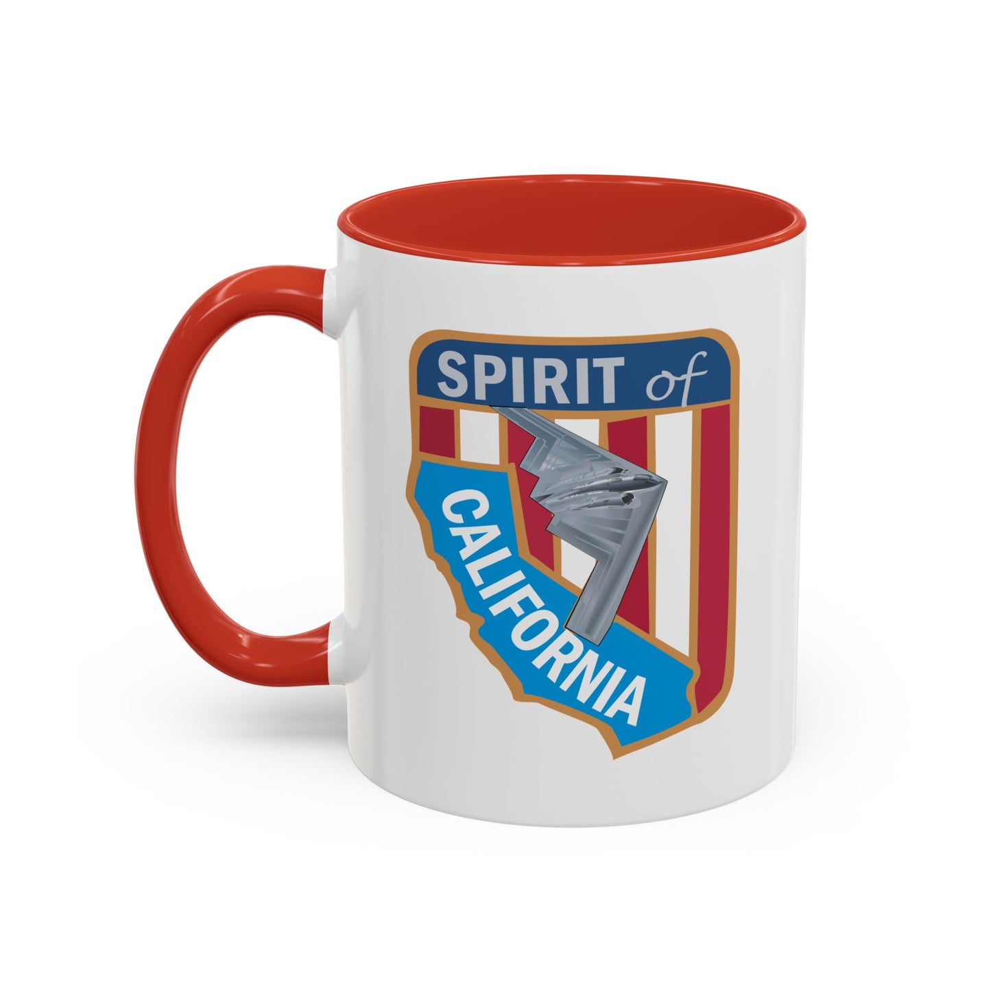 Accent Coffee Mug (11oz & 15oz) - USAF - B2 - Spirit of California - Stealth Bomber wo txt X 300
