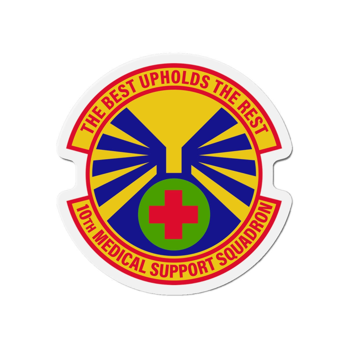 Die-Cut Magnet - USAF - 10th Medical Support Squadron wo txt