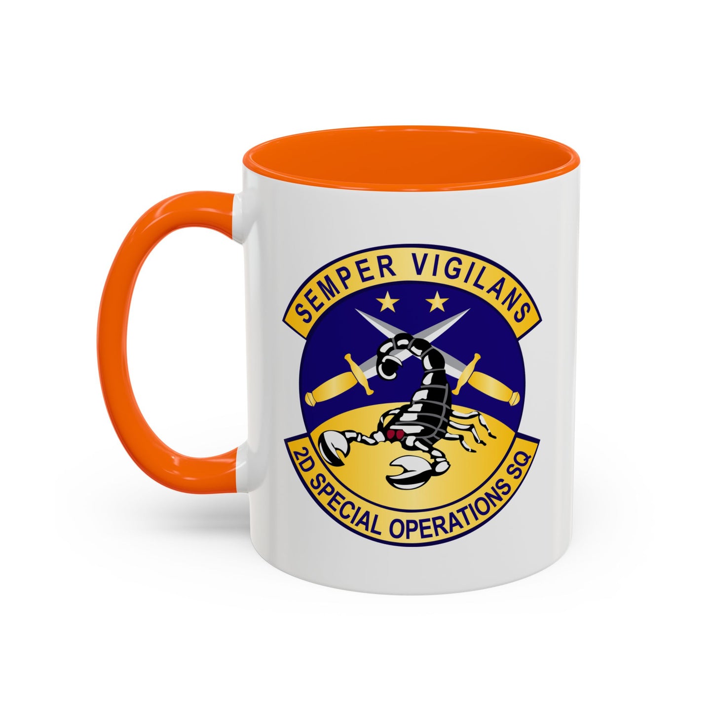 Accent Coffee Mug (11oz & 15oz) - USAFSOF - 2nd Special Operations Squadron wo Txt