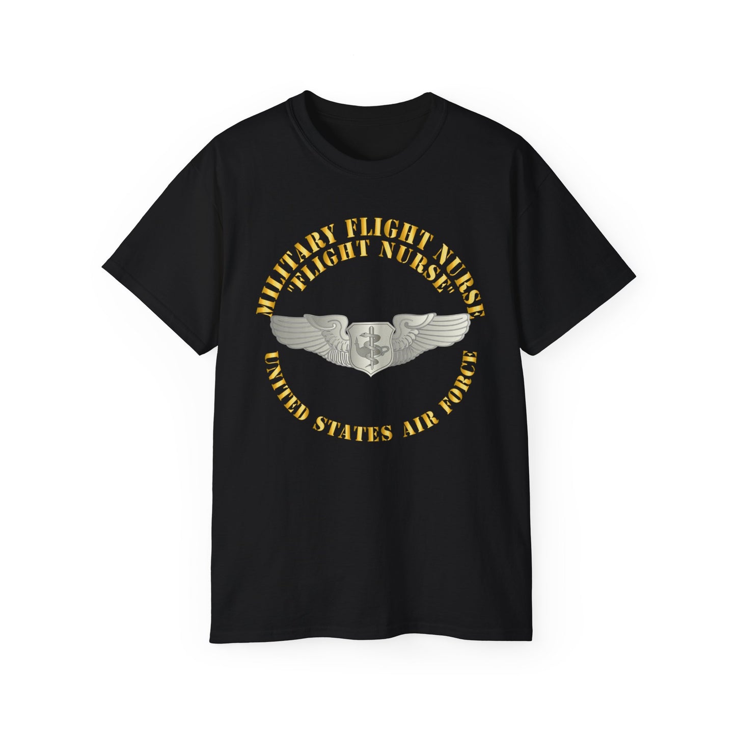 Unisex Ultra Cotton Tee - USAF - Military Flight Nurse - Flight Nurse - Basic