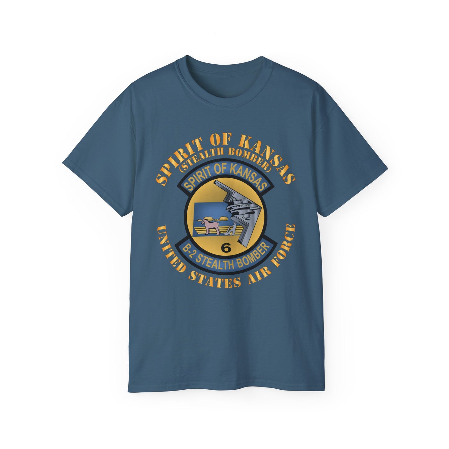 Unisex Ultra Cotton Tee -USAF - B2 - Spirit of Kansas - Stealth Bomber X 300