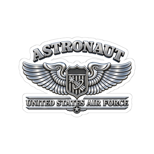 Kiss-Cut Stickers - USAF - Basic Astronaut Badge - United States Air Force - 3D - Enhanced