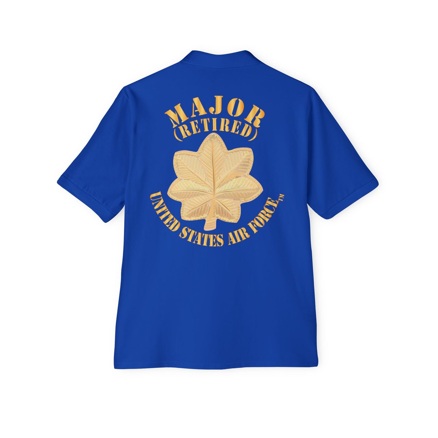 Men's Piqué Polo - USAF - Major - Retired X 300