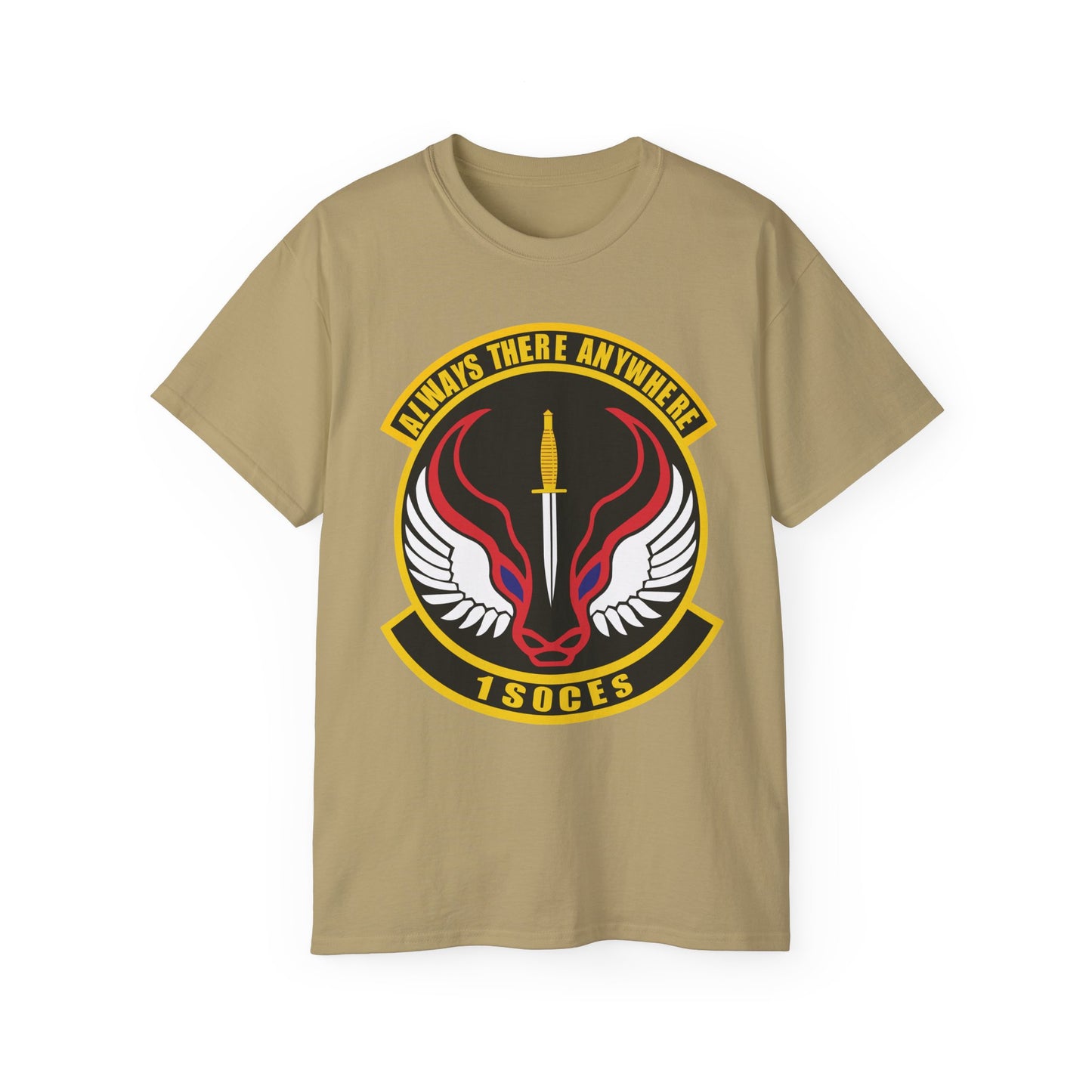 Unisex Ultra Cotton Tee - USAF - 1st Special Operations Civil Engineer Sq wo txt