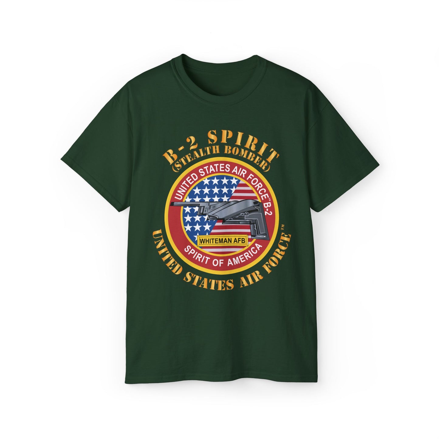 Unisex Ultra Cotton Tee - USAF - B2 - Spirit - Stealth Bomber X 300