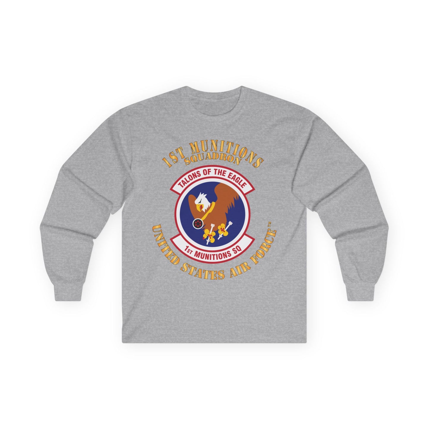 Unisex Ultra Cotton Long Sleeve Tee - USAF - 1st Munitions Squadron (ACC)