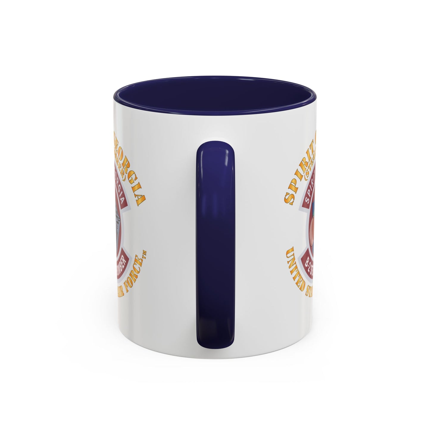 Accent Coffee Mug (11oz & 15oz) - USAF - B2 - Spirit of Georgia - Stealth Bomber X 300