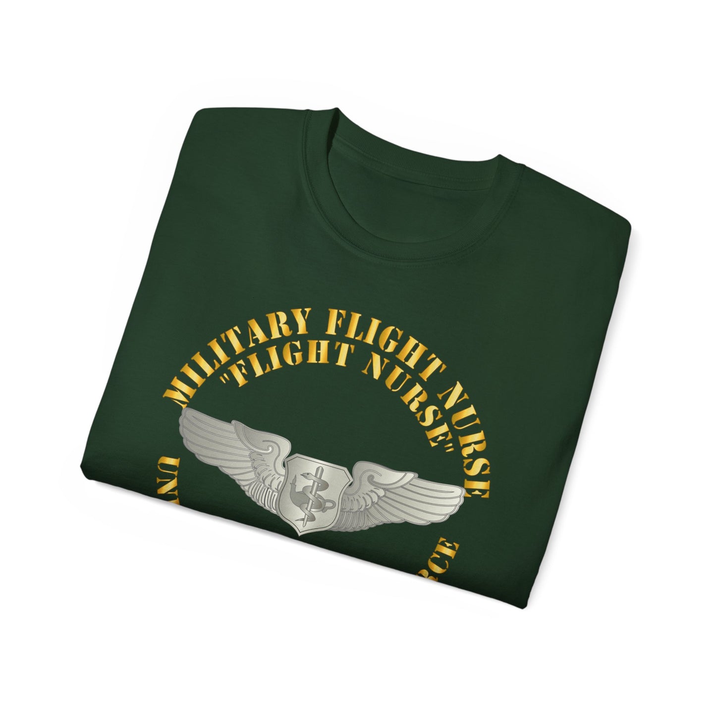 Unisex Ultra Cotton Tee - USAF - Military Flight Nurse - Flight Nurse - Basic