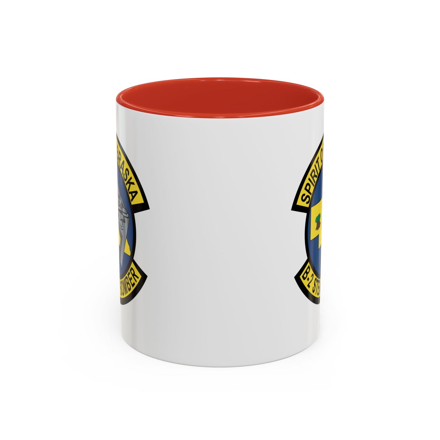 Accent Coffee Mug (11oz & 15oz) - USAF - B2 - Spirit of Nebraska - Stealth Bomber wo txt X 300