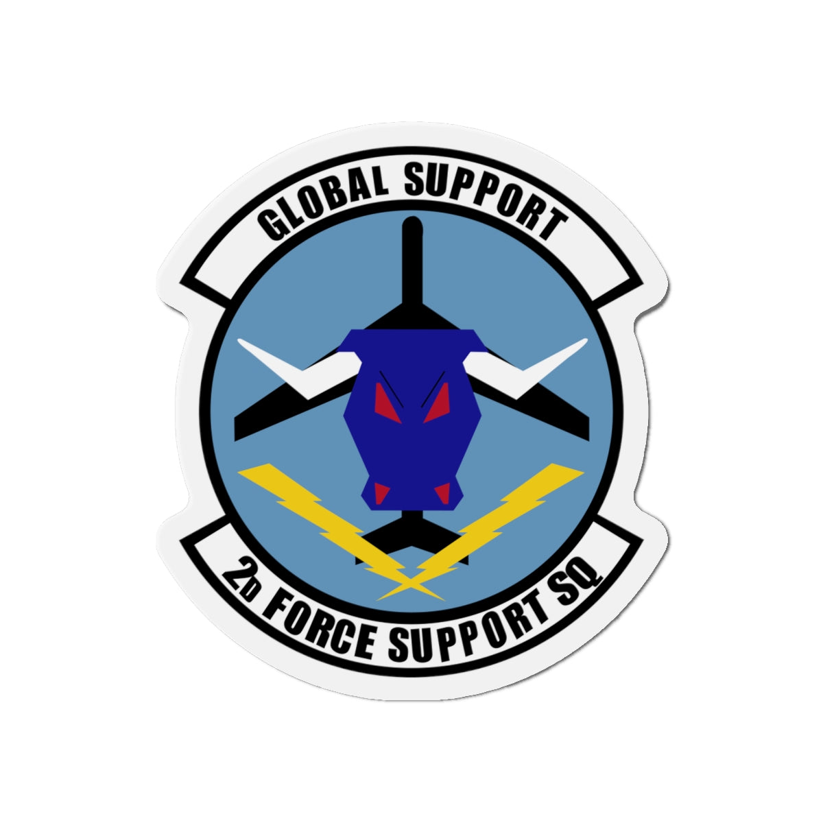 Die-Cut Magnet - USAF - 2d  Force Support Squadron wo txt