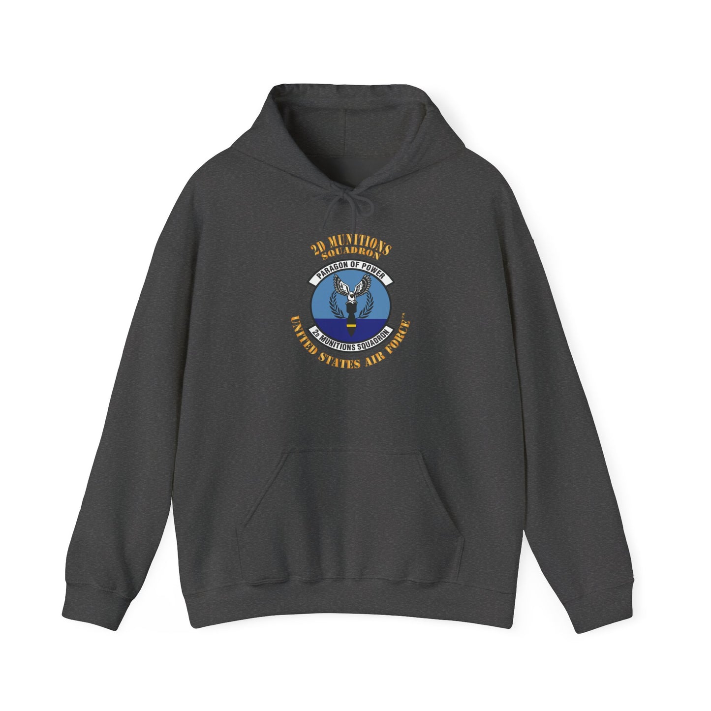 Unisex Heavy Blend Hooded Sweatshirt - USAF - 2nd Munitions Squadron