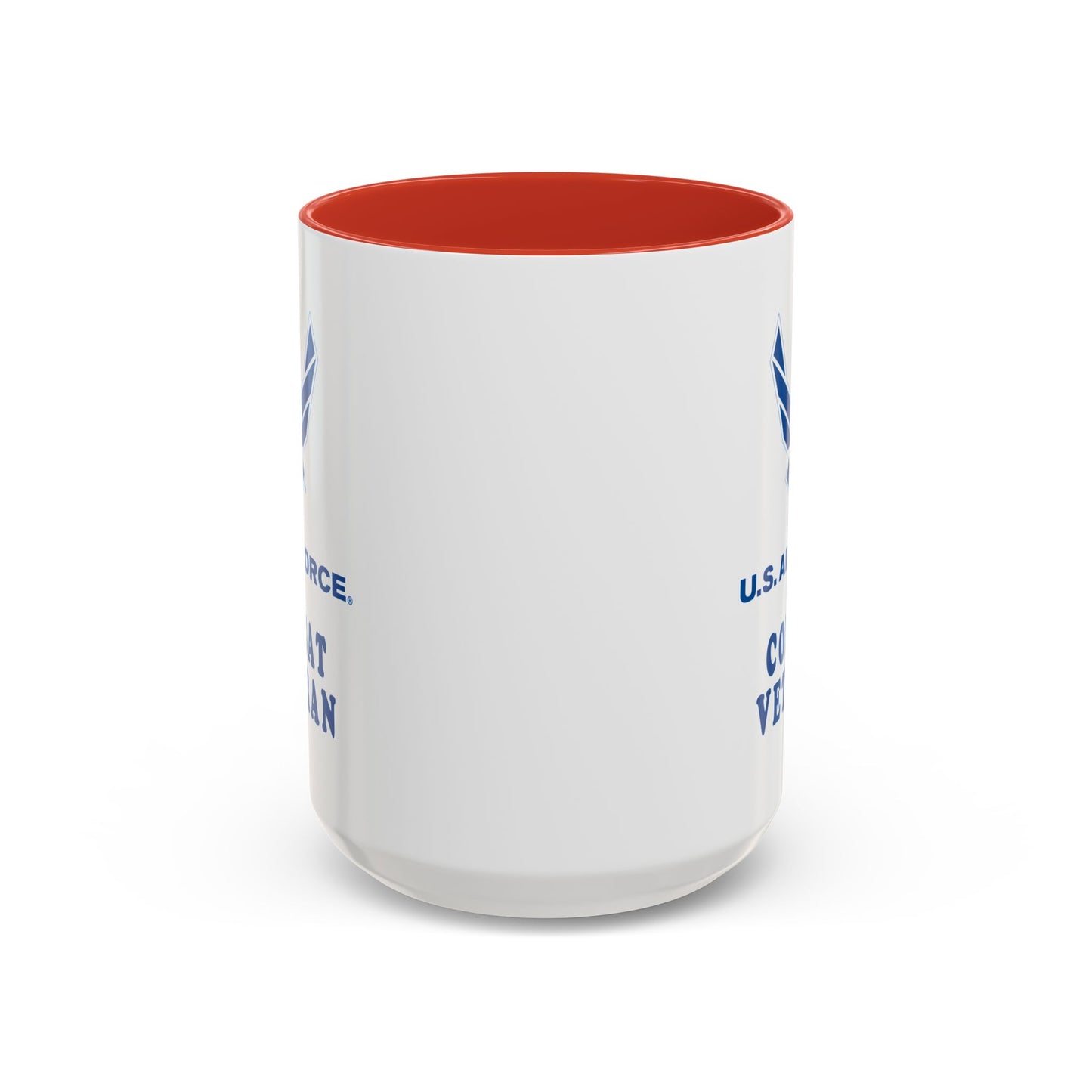 Accent Coffee Mug (11oz & 15oz) - USAF - Air Force - Combat Veteran X 300