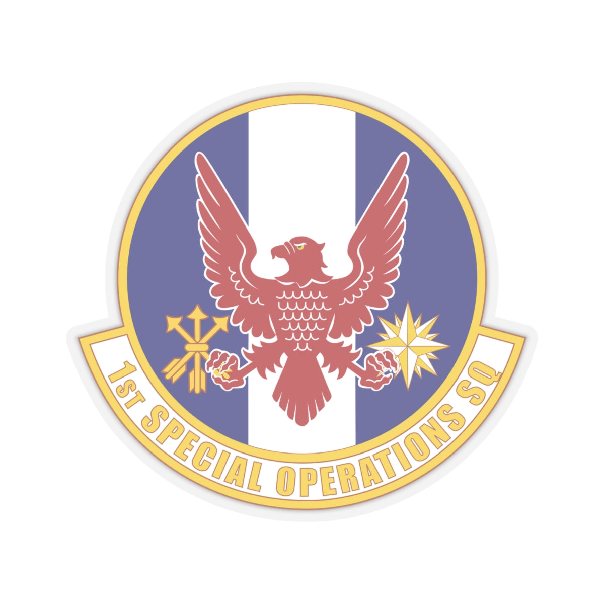 Kiss-Cut Stickers - USAF - 1st Special Operations Squadron wo txt