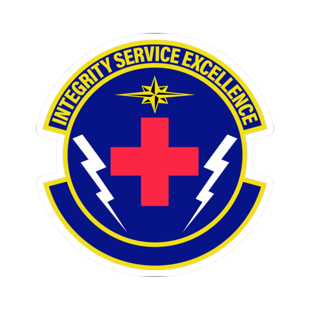 Kiss-Cut Stickers - USAF - 10th Healthcare Operations Sq wo txt