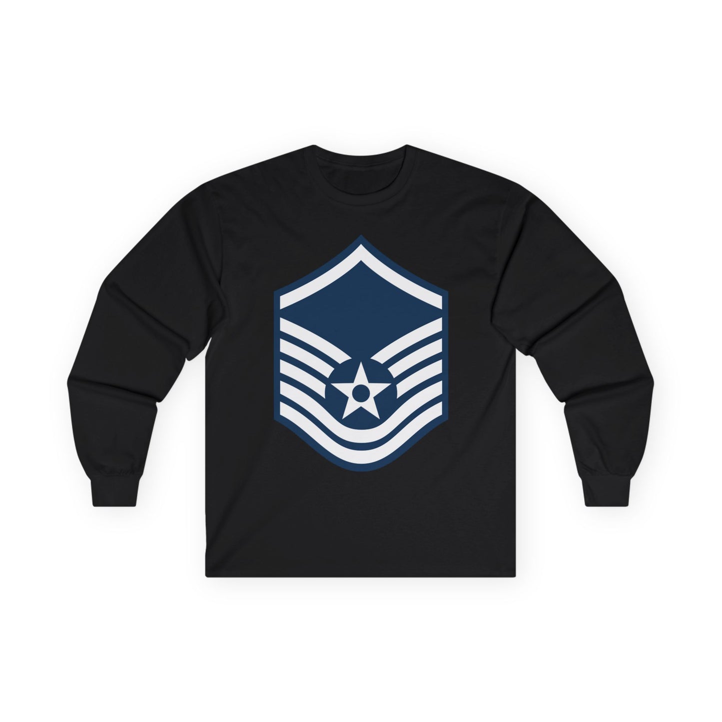 Unisex Ultra Cotton Long Sleeve Tee - USAF - Master Sergeant (E7a) - 2020
