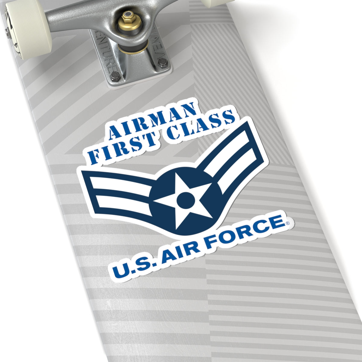 Kiss-Cut Stickers - USAF - Airman - First Class (E3) - 2020 - US Air Force w Text X 300