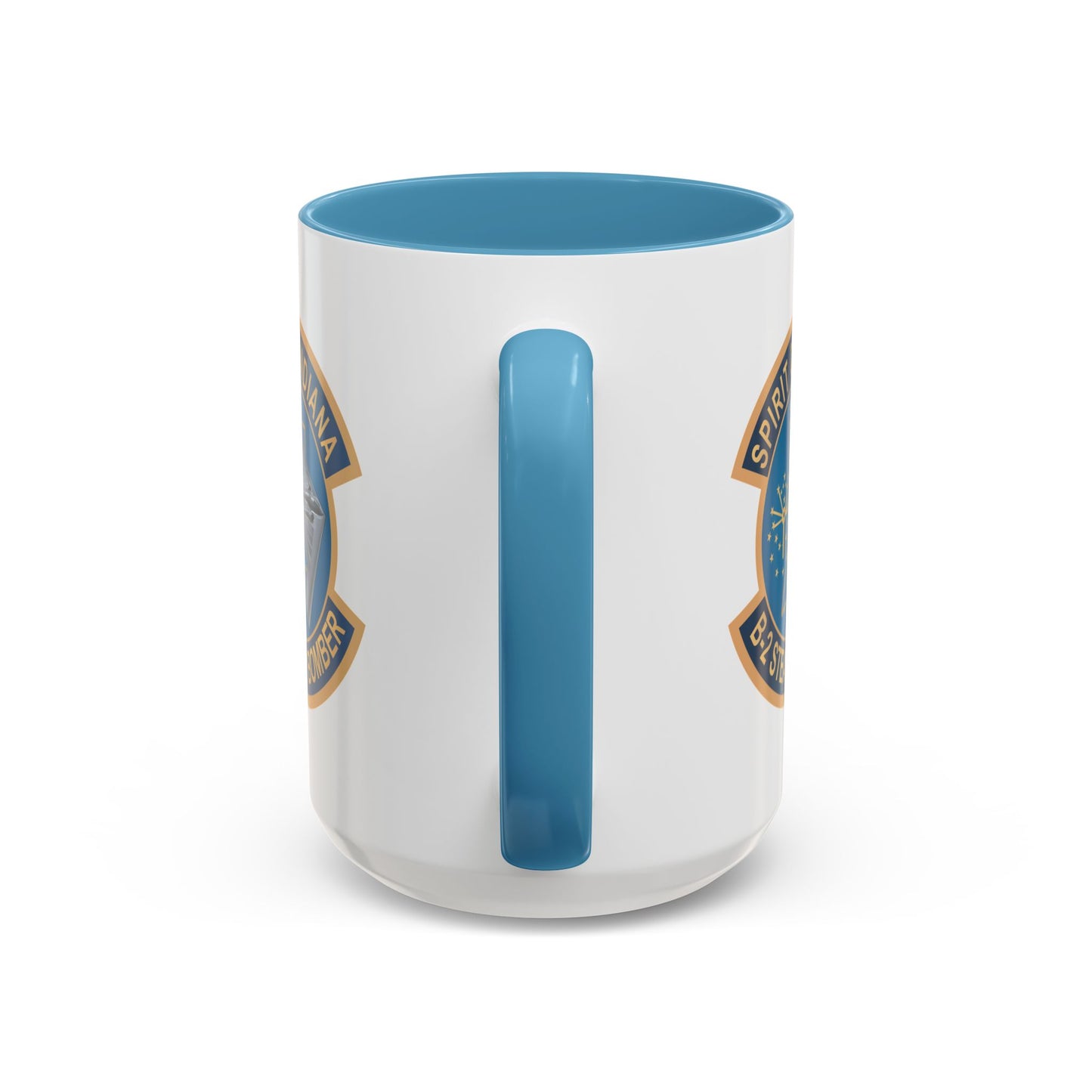 Accent Coffee Mug (11oz & 15oz) - USAF - B2 - Spirit of Indiana - Stealth Bomber wo txt X 300