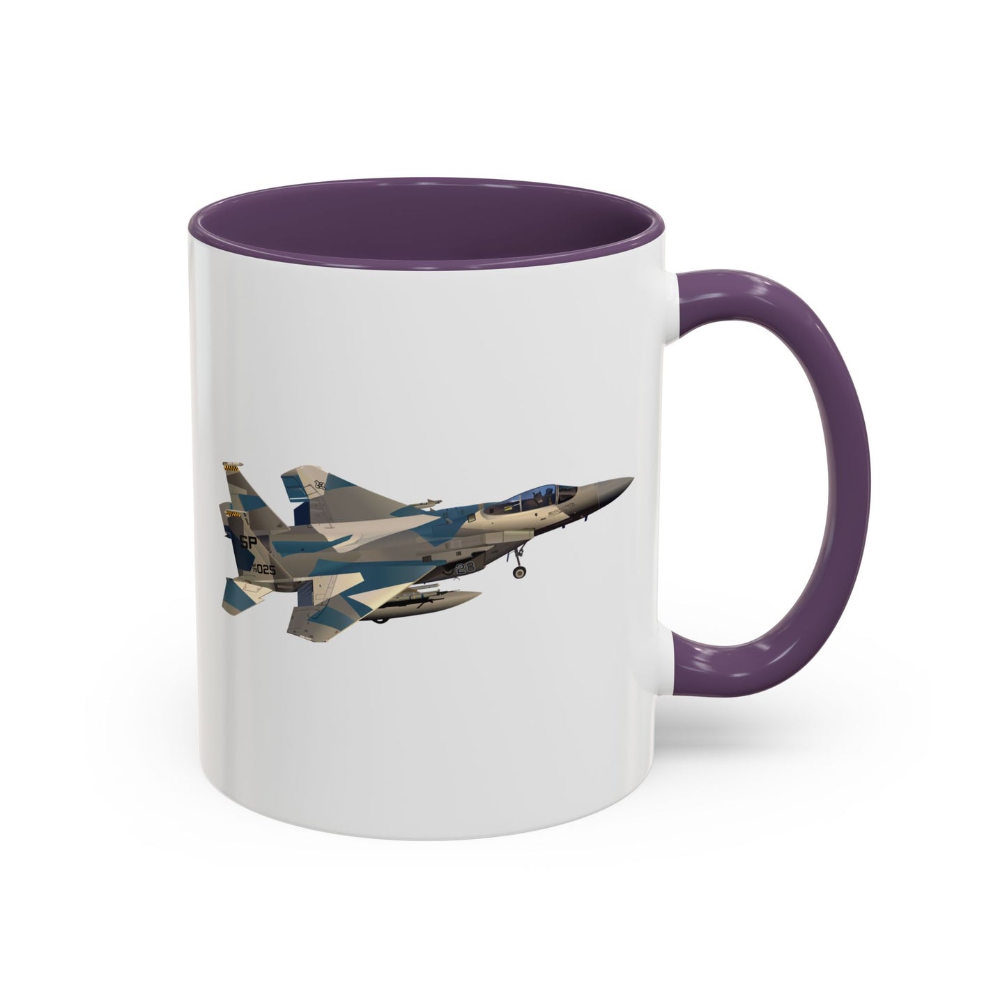 Accent Coffee Mug (11oz & 15oz) - USAF - F15 Eagle wo txt