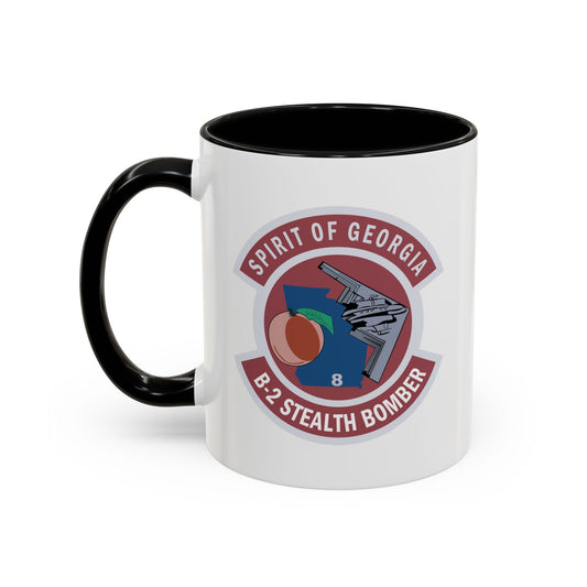 Accent Coffee Mug (11oz & 15oz) - USAF - B2 - Spirit of Georgia - Stealth Bomber wo txt X 300