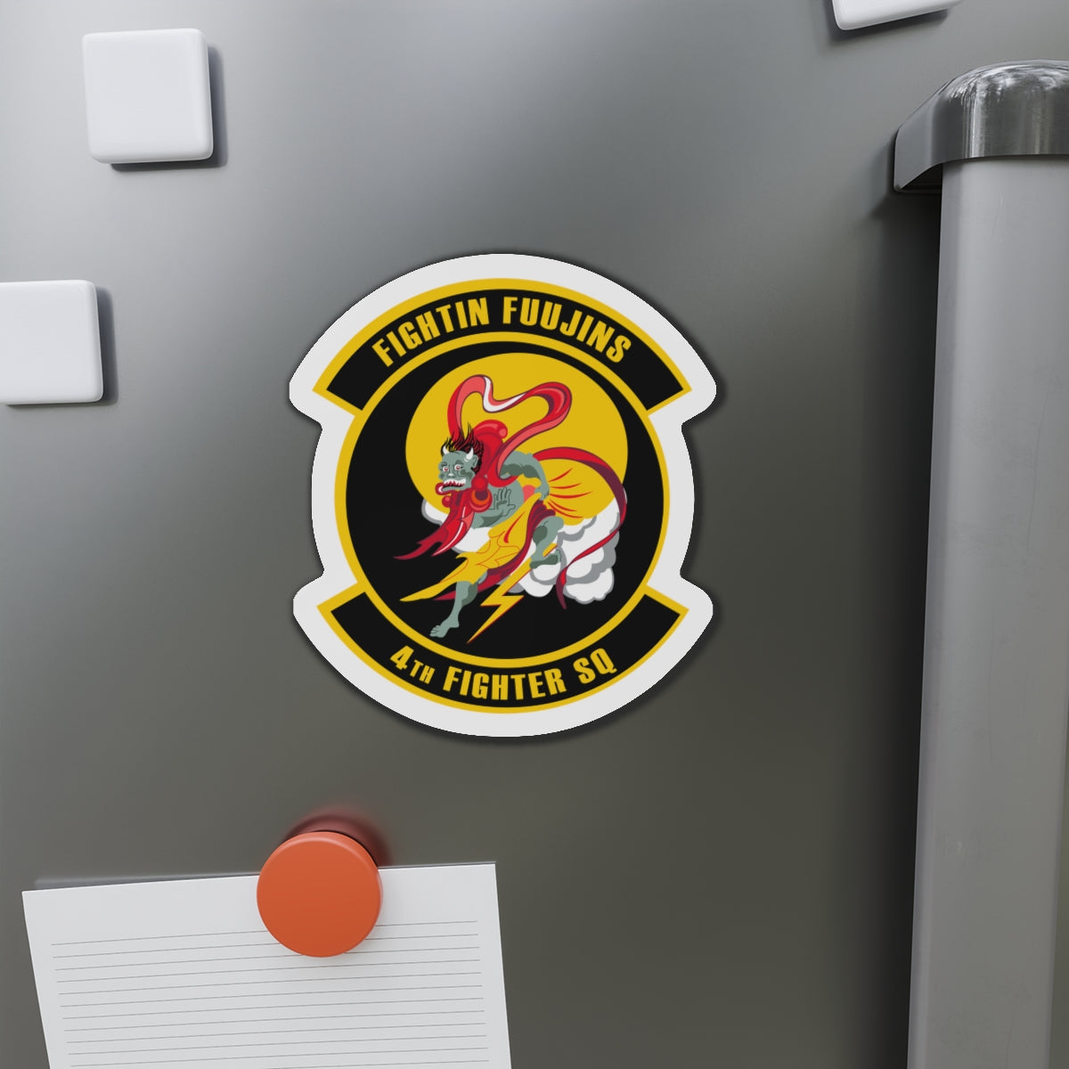 Die-Cut Magnet - USAF - 4th Fighter Squadron wo txt