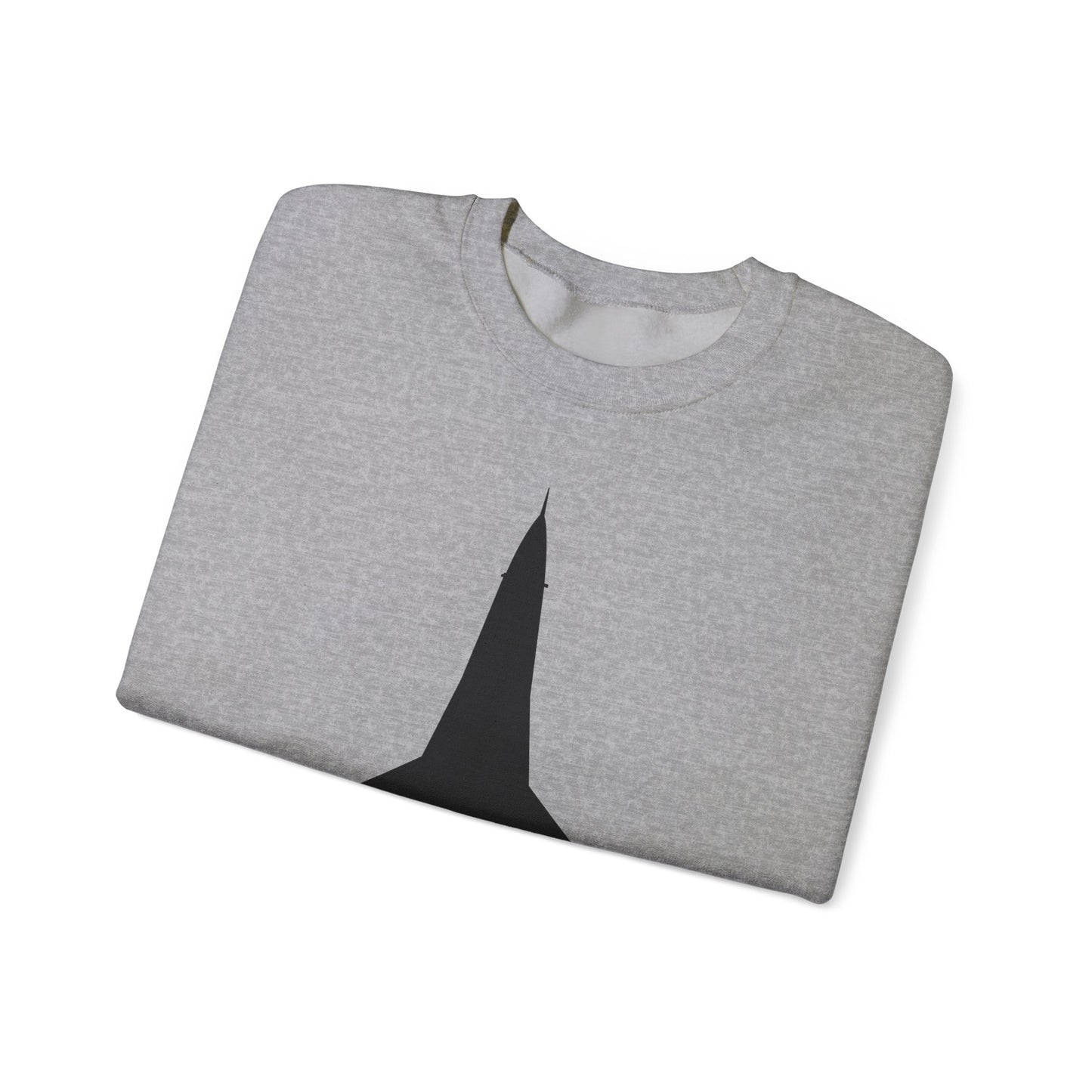 Crewneck Sweatshirt - Aircraft - F-16 -Top - Black wo Txt X 300