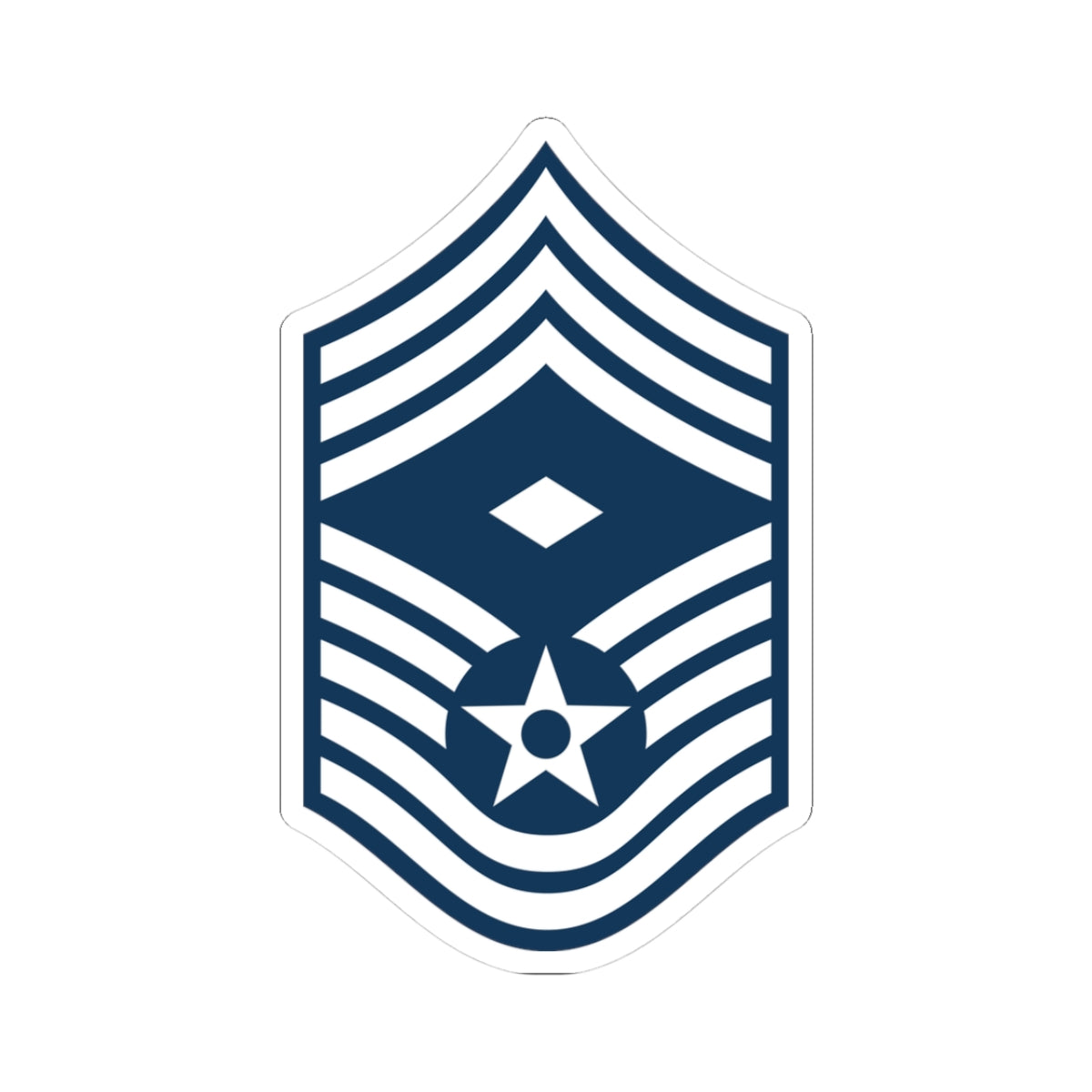 Kiss-Cut Stickers - USAF - First Sergeant (E9b) - 2020