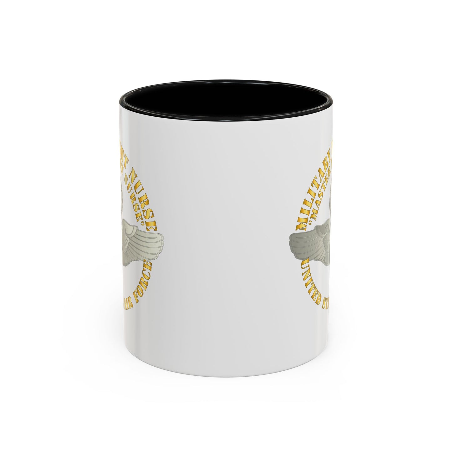 Accent Coffee Mug (11oz & 15oz) - USAF - Military Flight Nurse - Flight Nurse - Master