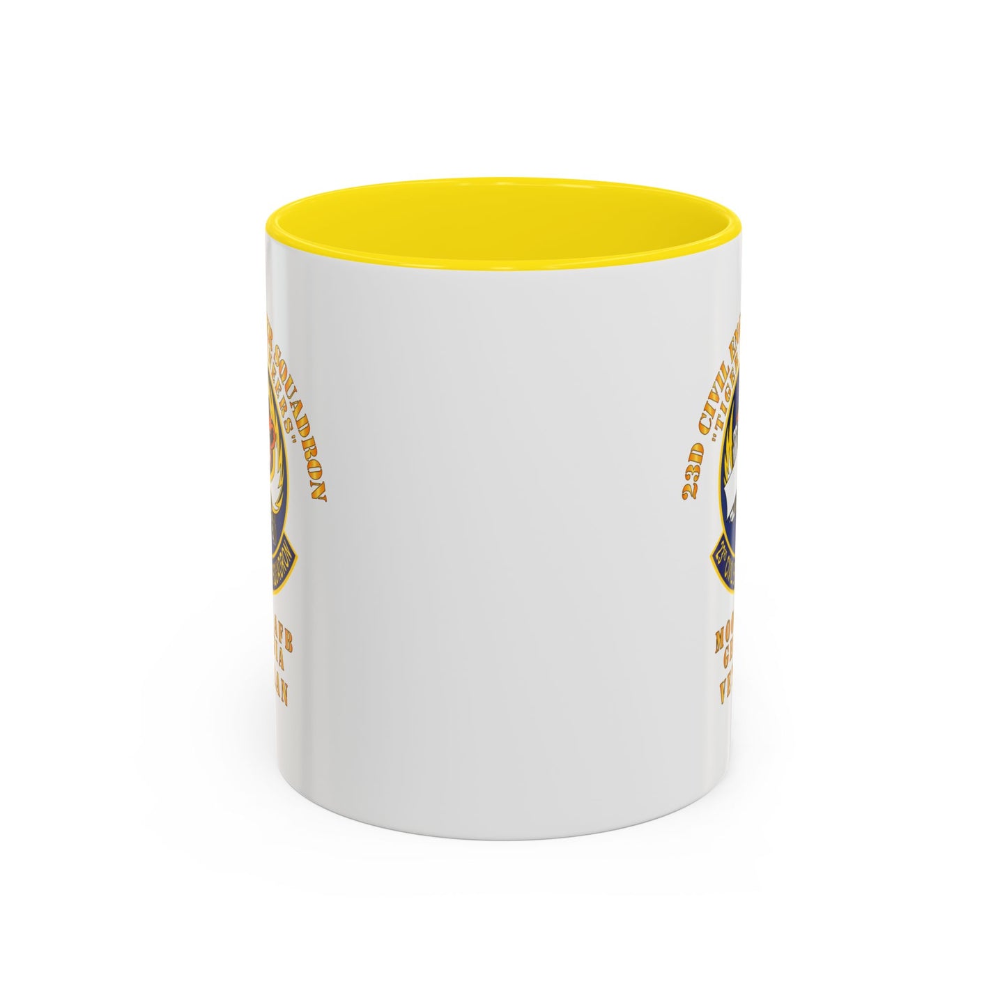 Accent Coffee Mug (11oz & 15oz) - USAF - 23d Civil Engineer Squadron - Tiger Engineers - Moody AFB, GA