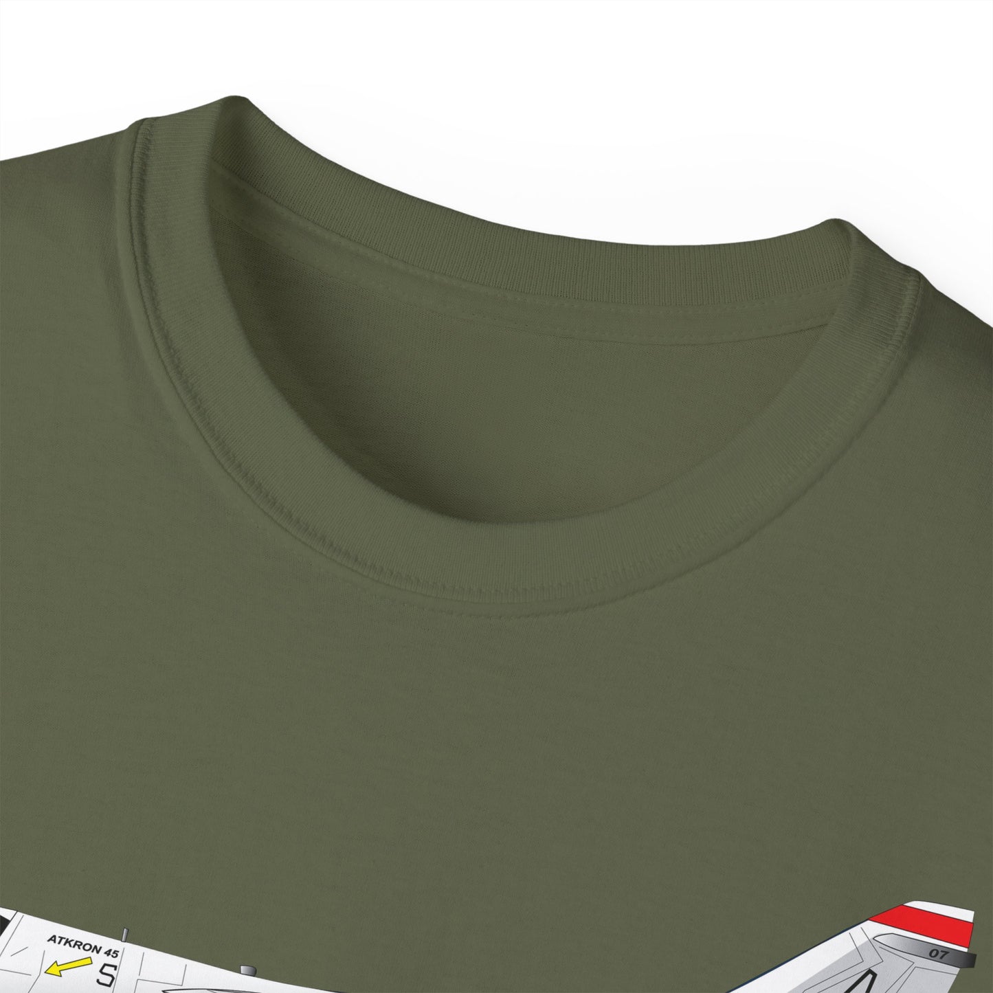 Unisex Ultra Cotton Tee - Aircraft - Navy - A-7B Corsair II - Side X 300