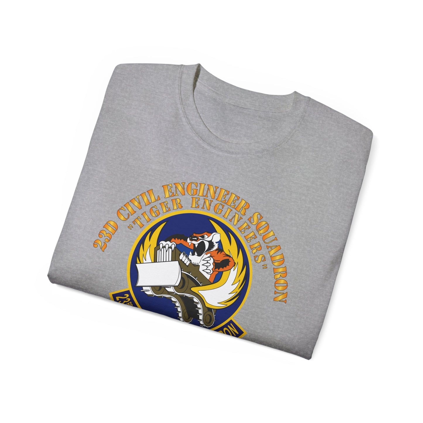 Unisex Ultra Cotton Tee - USAF - 23d Civil Engineer Squadron - Tiger Engineers - Moody AFB, GA