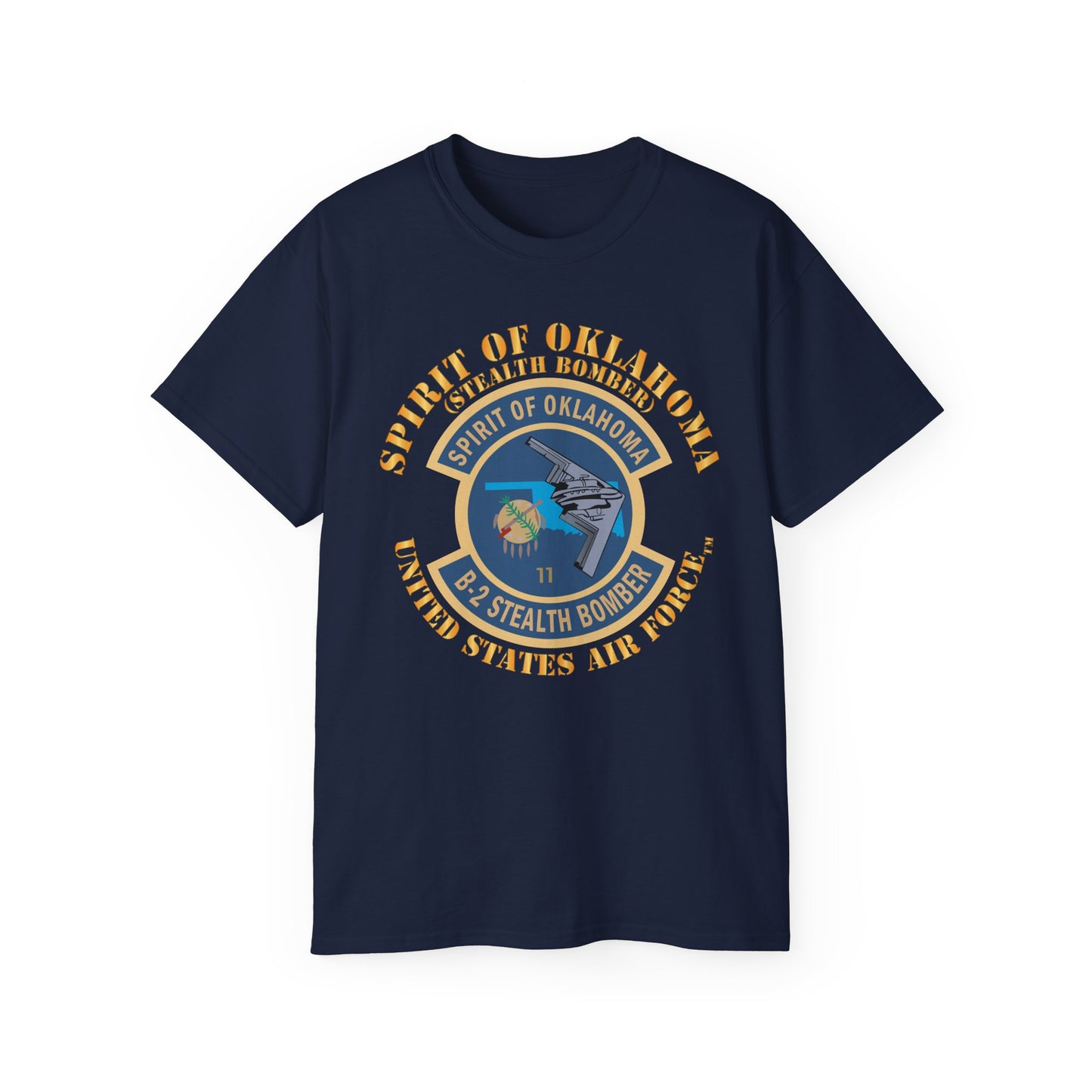 Unisex Ultra Cotton Tee - USAF - B2 - Spirit of Oklahoma - Stealth Bomber X 300
