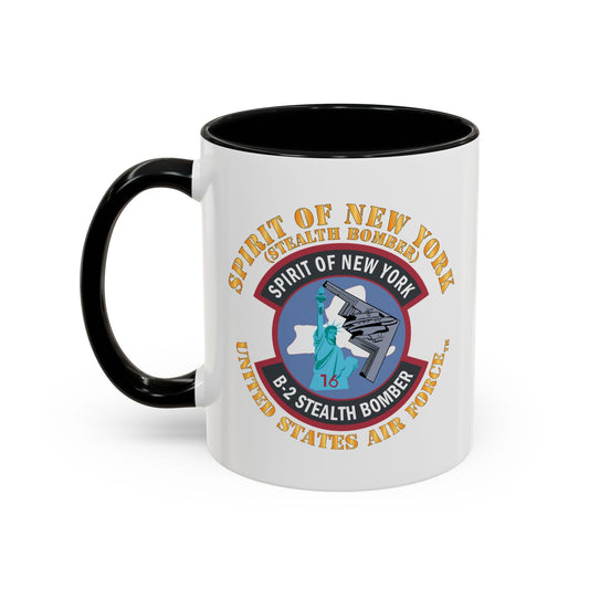 Accent Coffee Mug (11oz & 15oz) - USAF - B2 - Spirit of New York - Stealth Bomber X 300