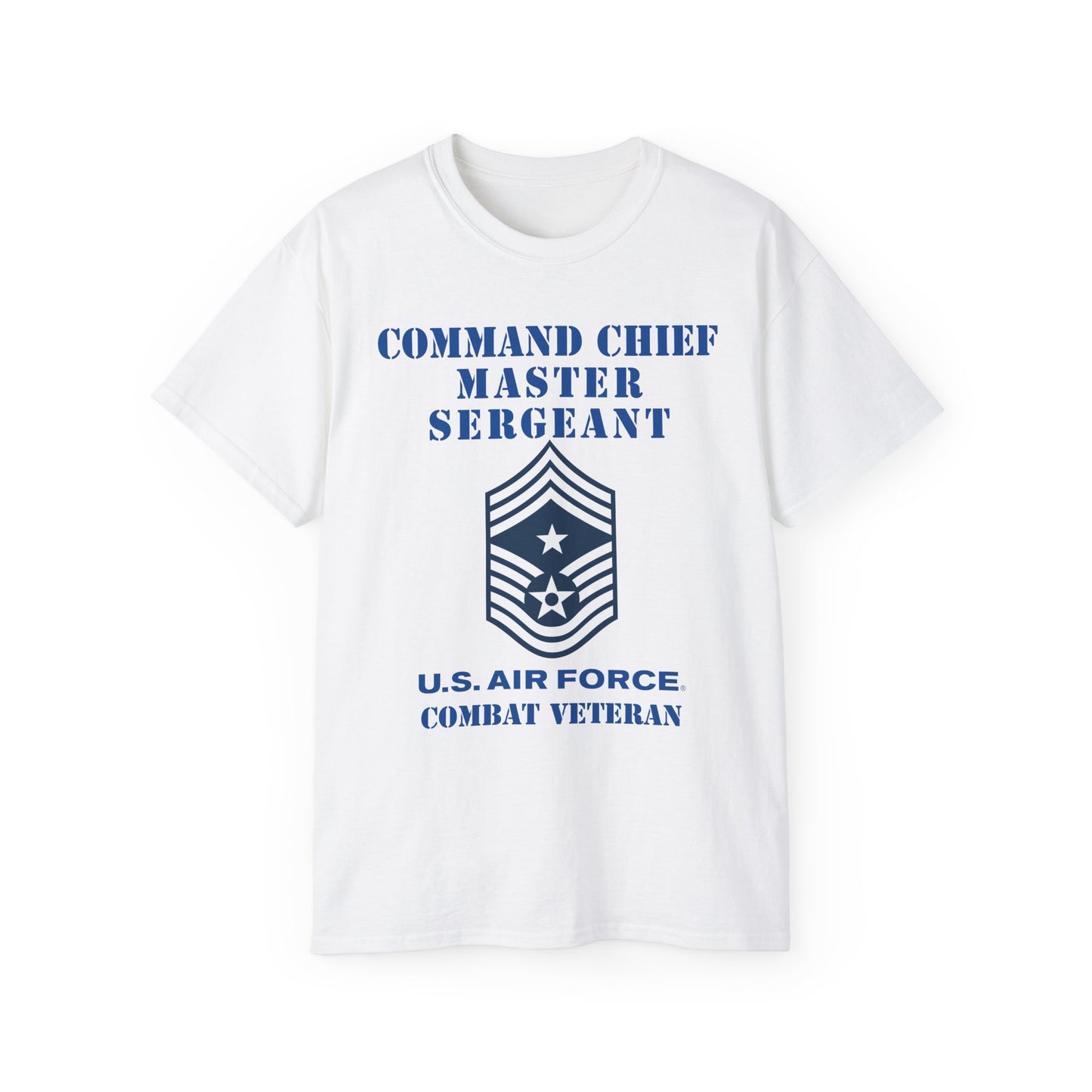 Unisex Ultra Cotton Tee - USAF - Command Chief Master Sergeant (E9c) - 2020 - Combat Veteran