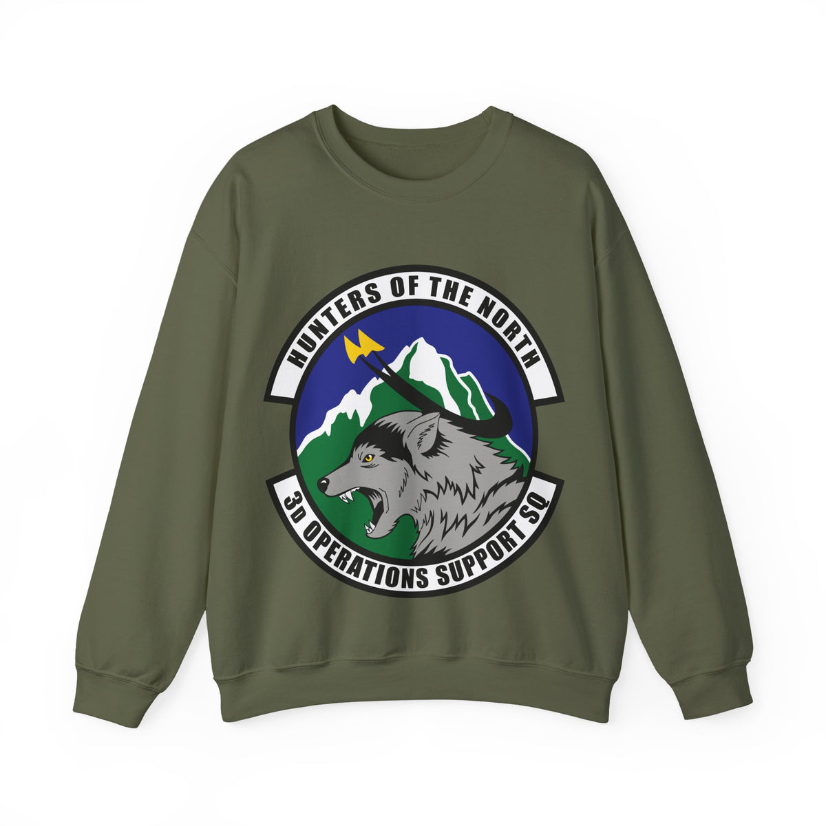 Crewneck Sweatshirt - USAF - 3rd Operations Support Squadron wo txt X 300