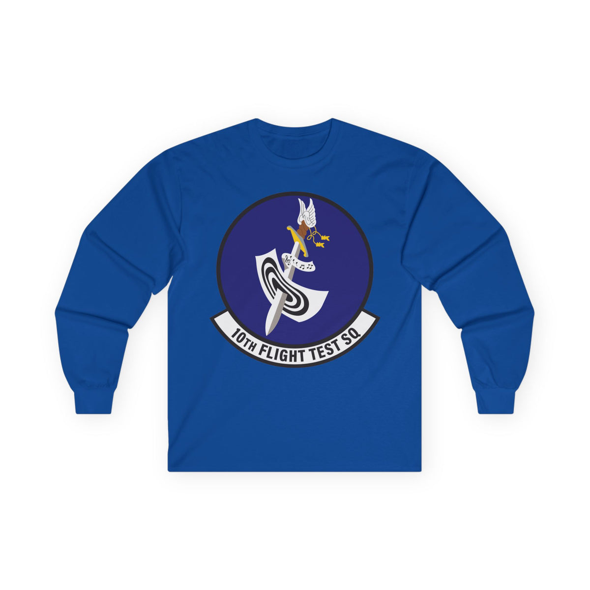 Unisex Ultra Cotton Long Sleeve Tee - USAF - 10th Flight Test Squadron wo txt