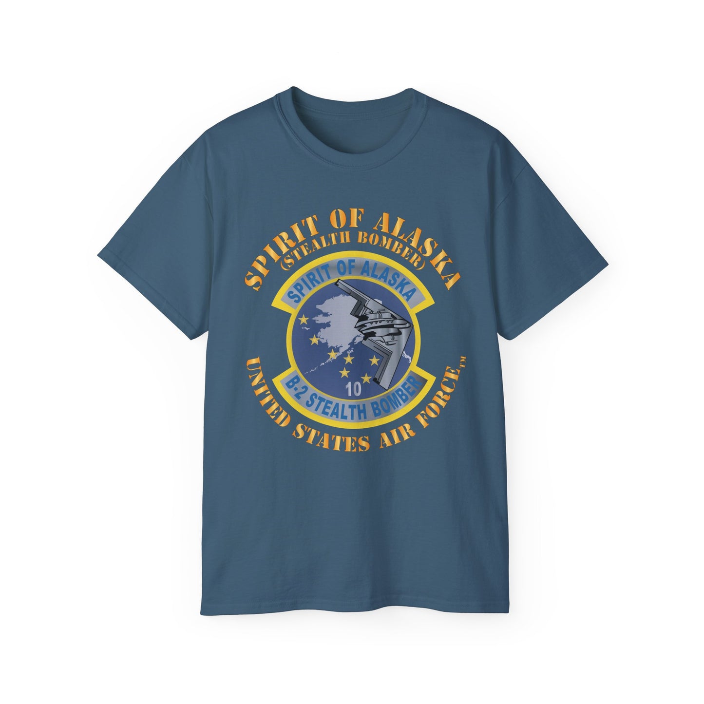 Unisex Ultra Cotton Tee - USAF - B2 - Spirit of Alaska - Stealth Bomber X 300