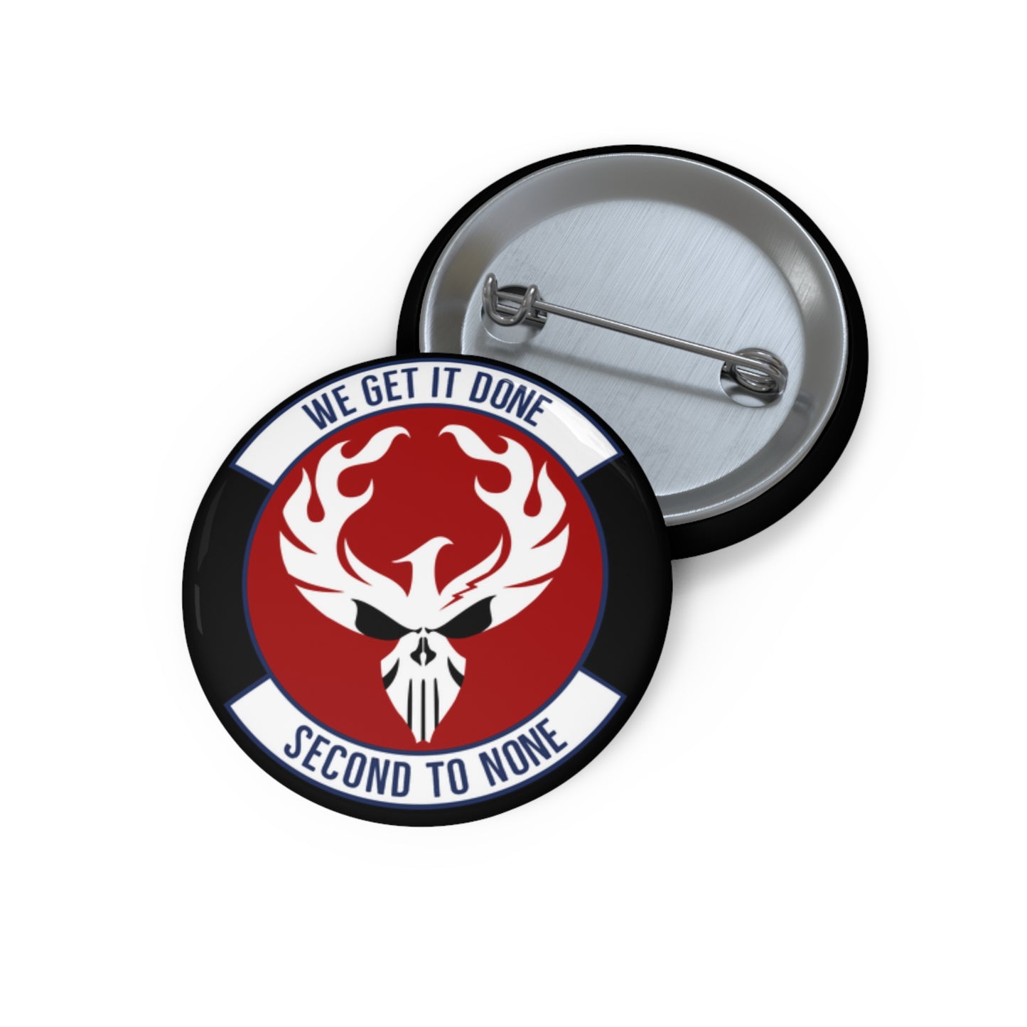 Custom Pin Button - USAF - 2d Audiovisual Squadron wo txt