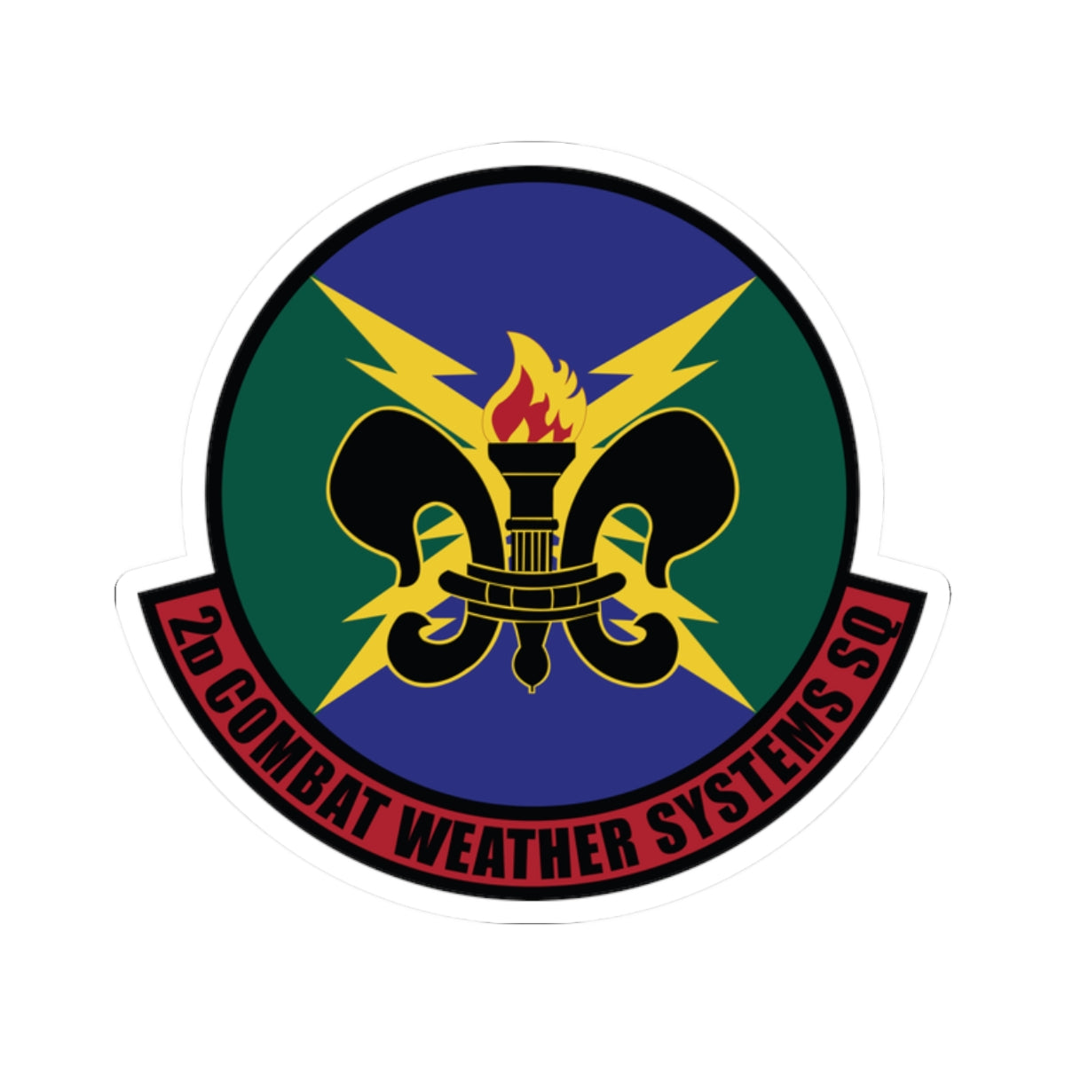 Kiss-Cut Stickers - USAF - 2d Combat Weather Systems Squadron wo txt