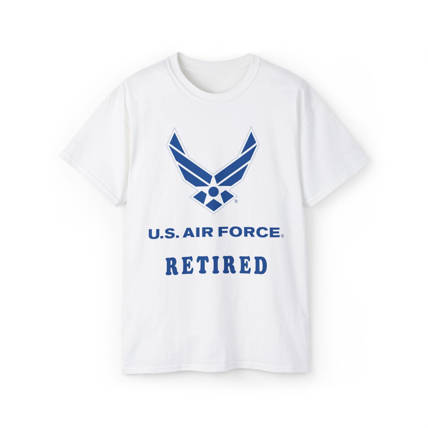 Unisex Ultra Cotton Tee - USAF - Air Force - Retired X 300