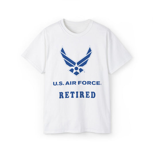 Unisex Ultra Cotton Tee - USAF - Air Force - Retired X 300