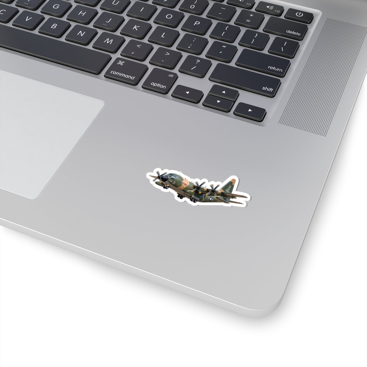 Kiss-Cut Stickers - C-130  Aircraft - Camo - Landing - Approach