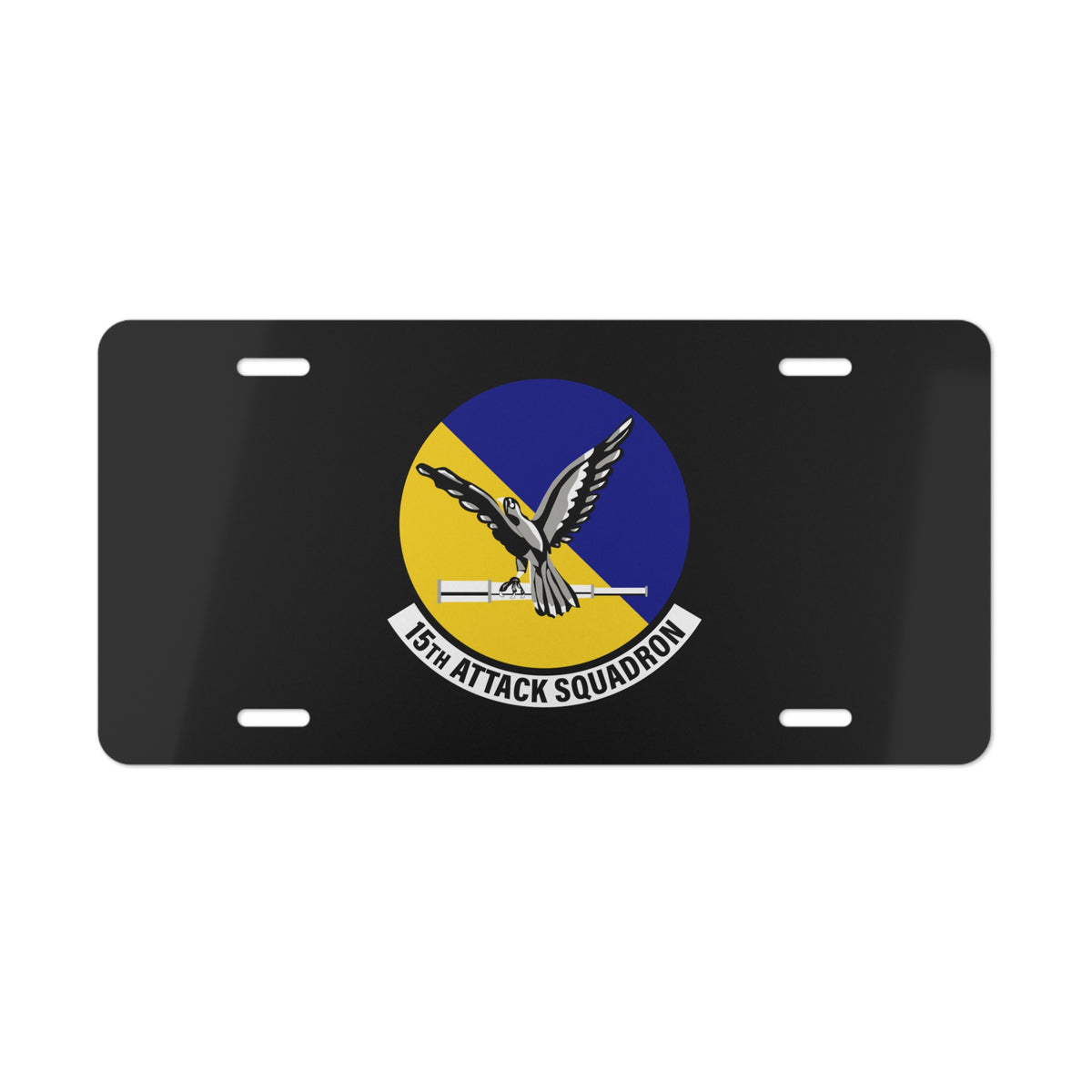 License Plate - USAF - 15th Attack Squadron wo txt