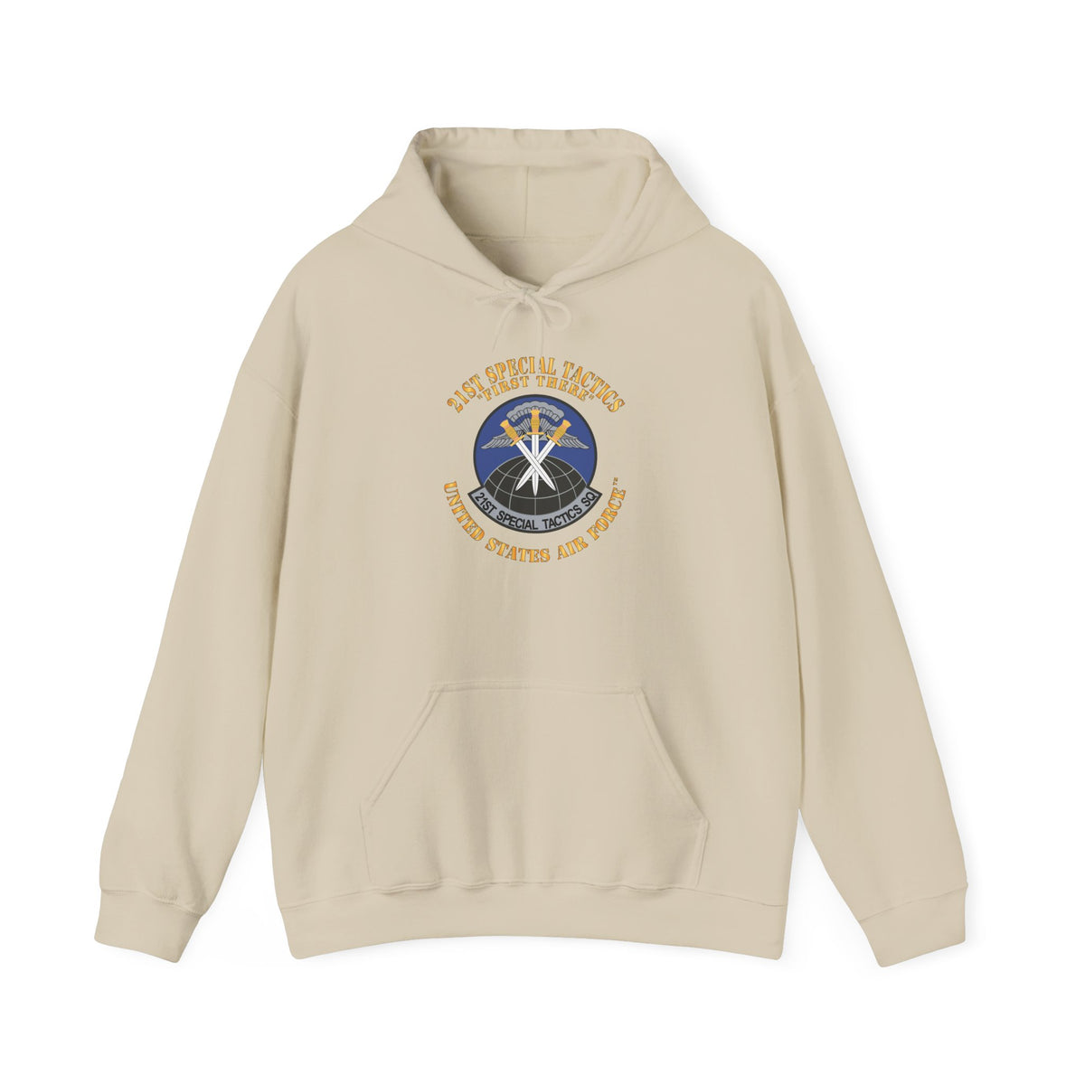Unisex Heavy Blend Hooded Sweatshirt - USAF - 21st Special Tactics Squadron - First There