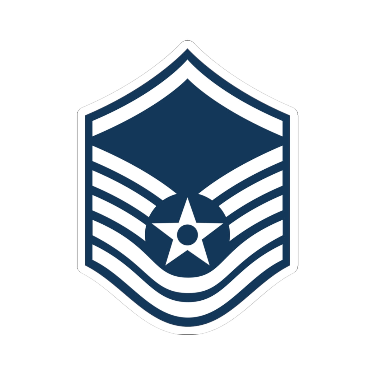 Kiss-Cut Stickers - USAF - Master Sergeant (E7a) - 2020
