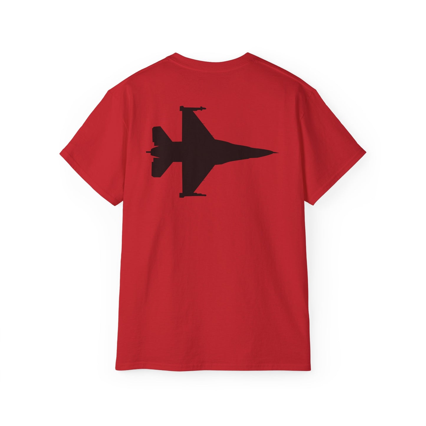 Unisex Ultra Cotton Tee - Aircraft - F-16 -Top - Silhouette - wo Txt X 300