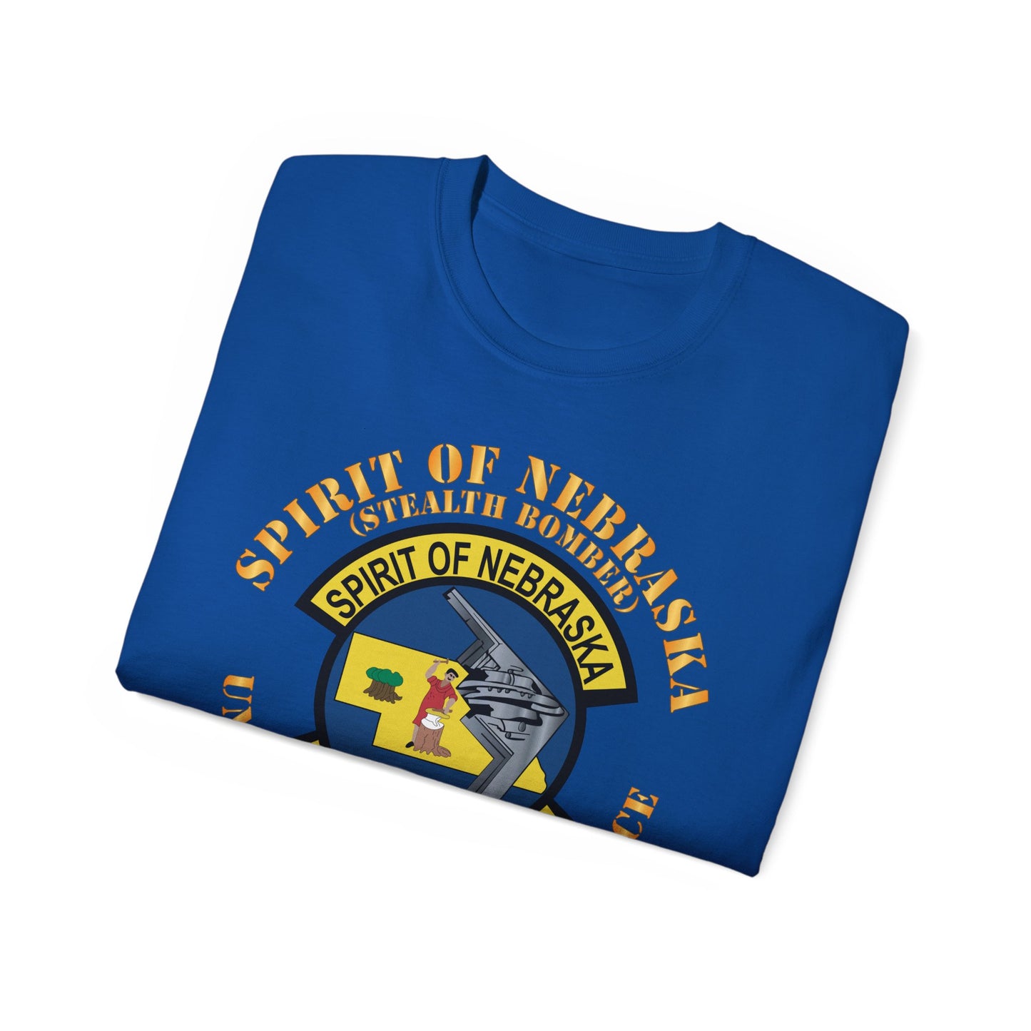 Unisex Ultra Cotton Tee - USAF - B2 - Spirit of Nebraska - Stealth Bomber X 300