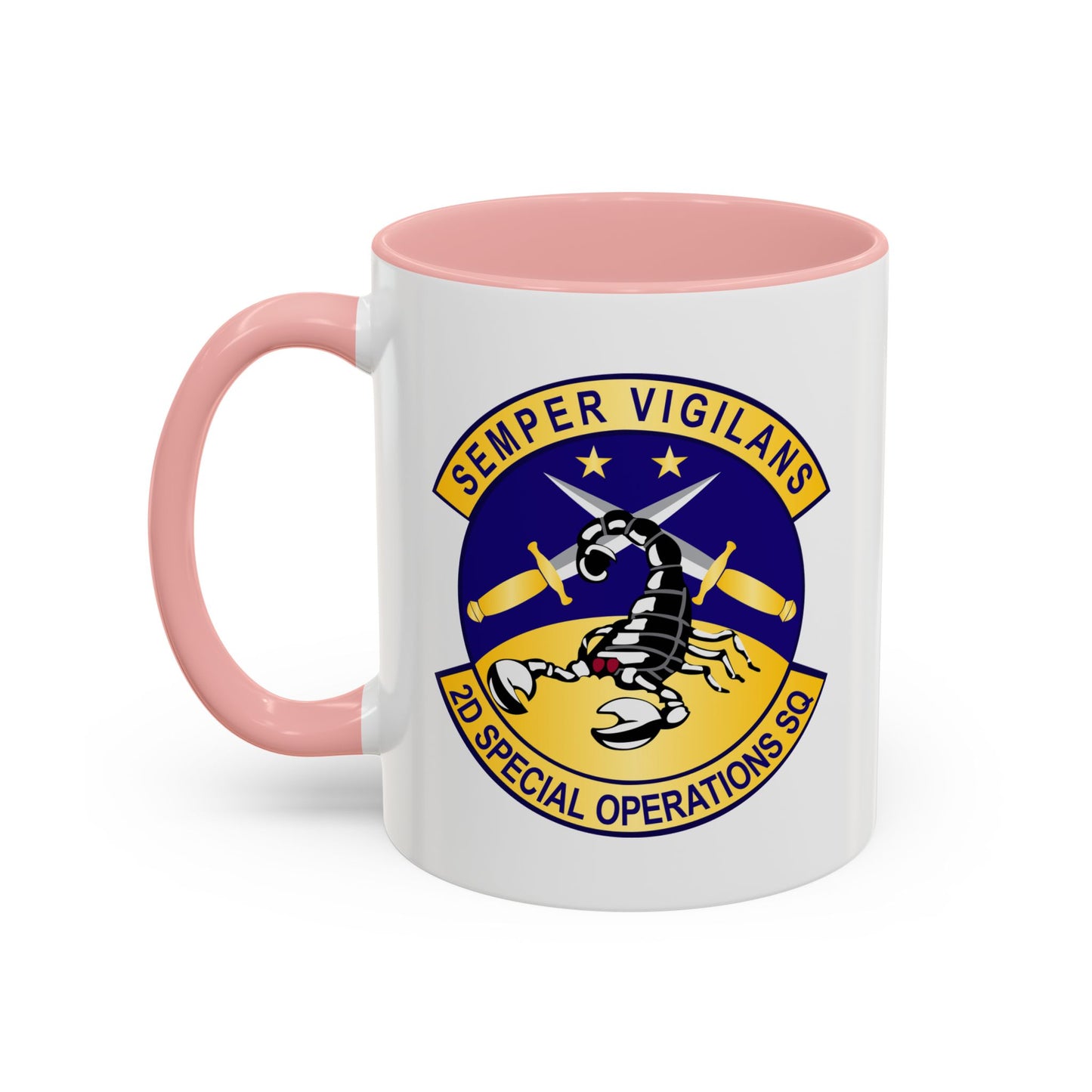 Accent Coffee Mug (11oz & 15oz) - USAFSOF - 2nd Special Operations Squadron wo Txt