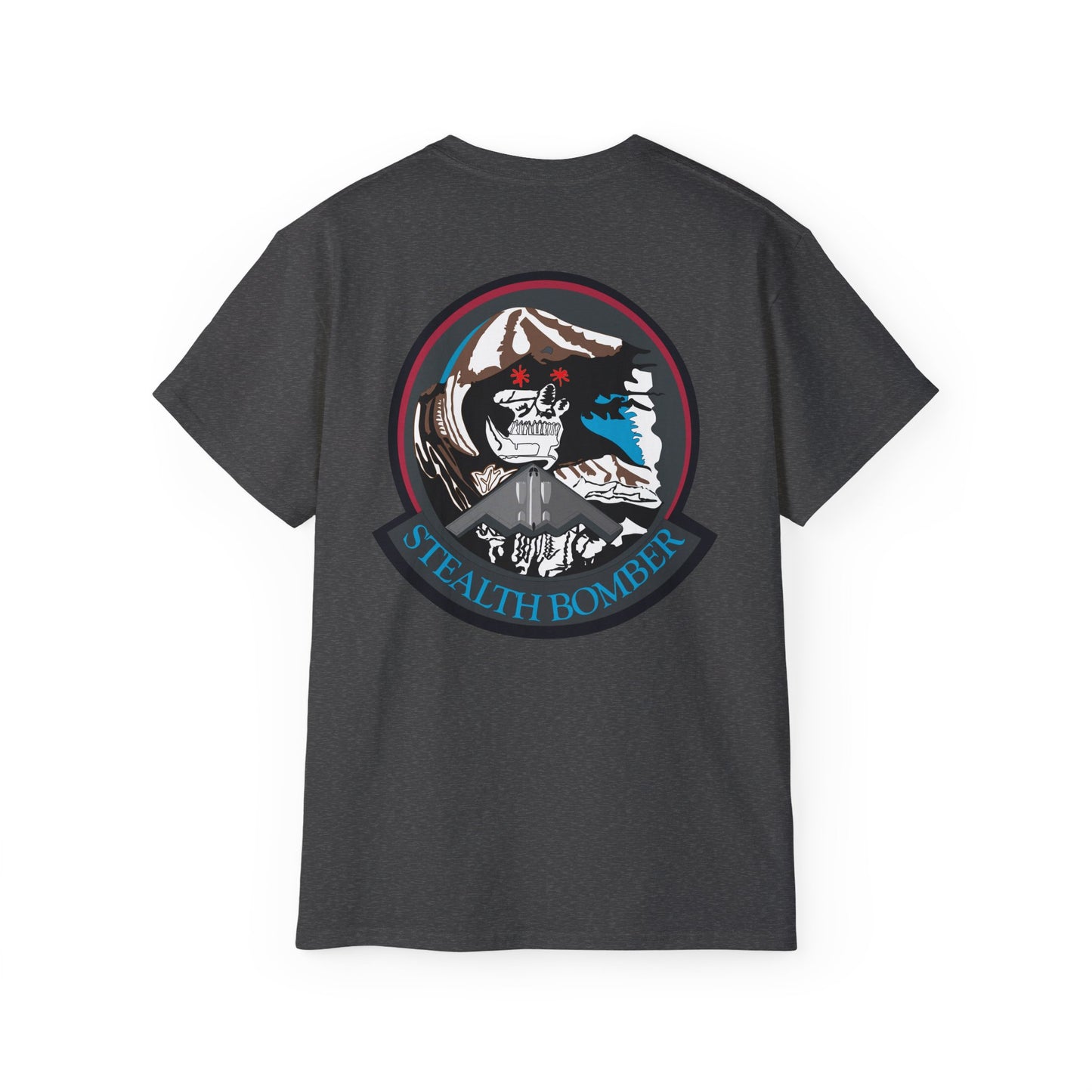 Unisex Ultra Cotton Tee - USAF - B2 - Grim Reaper - Stealth Bomber wo txt X 300