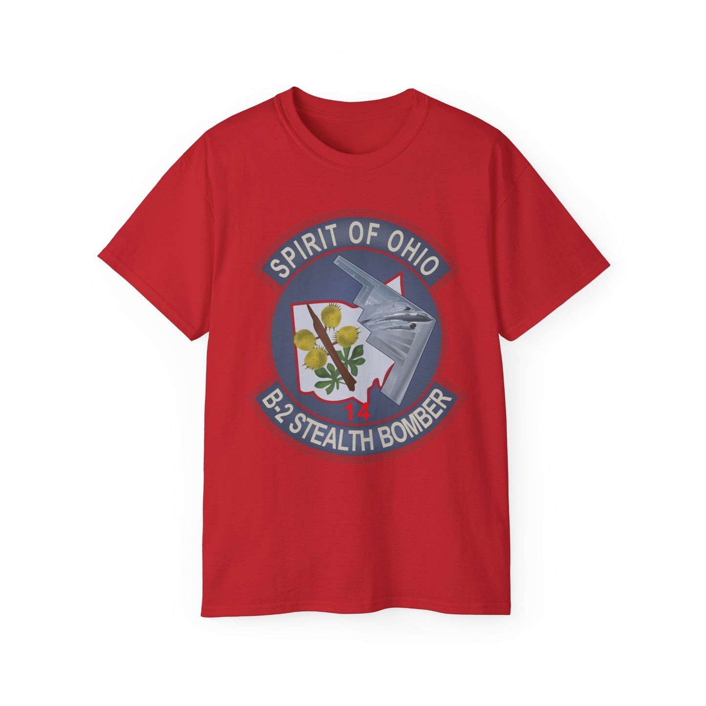 Unisex Ultra Cotton Tee - USAF - B2 - Spirit of Ohio - Stealth Bomber wo txt X 300