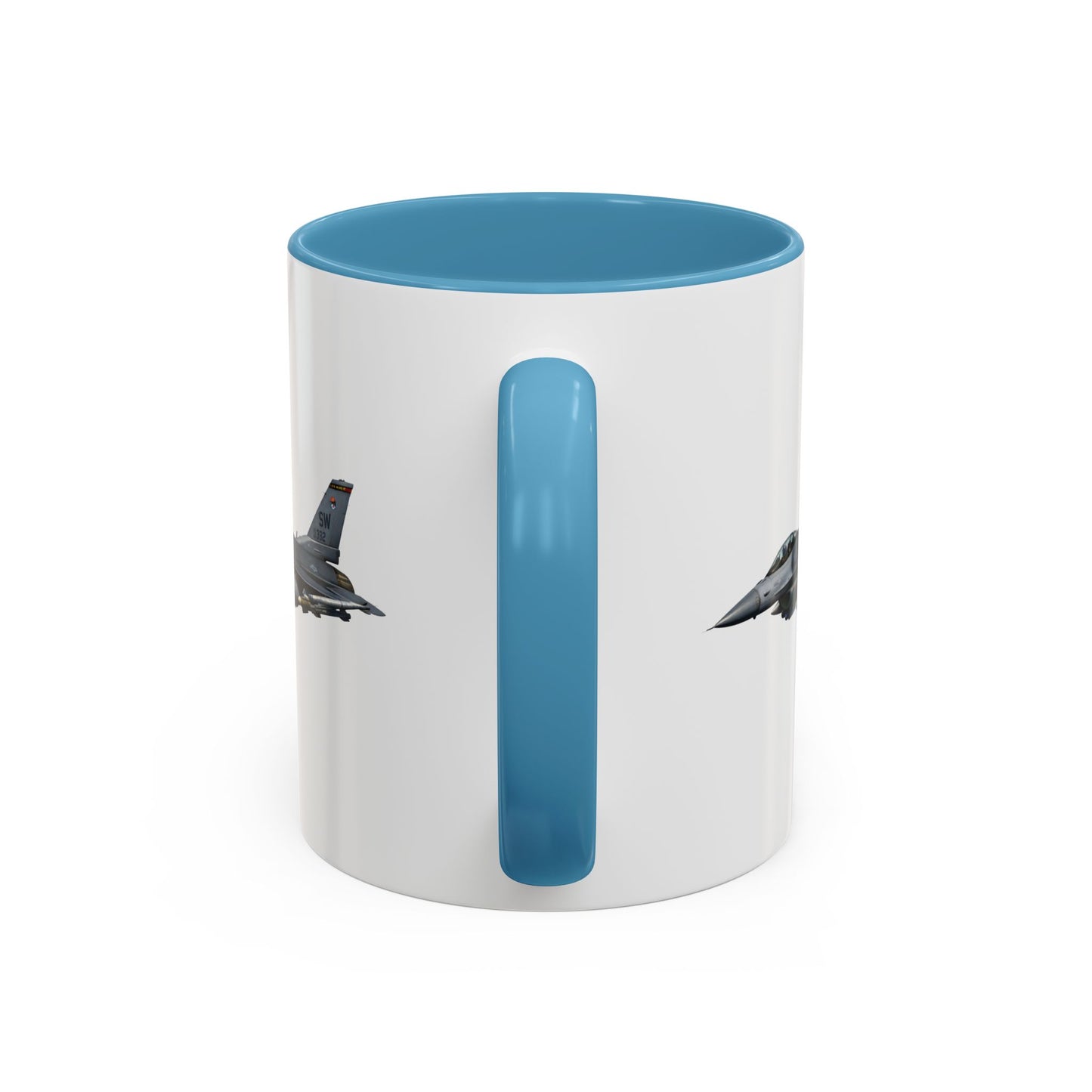 Accent Coffee Mug (11oz & 15oz) - USAF - F-16 Fighting Falcon wo txt X 300